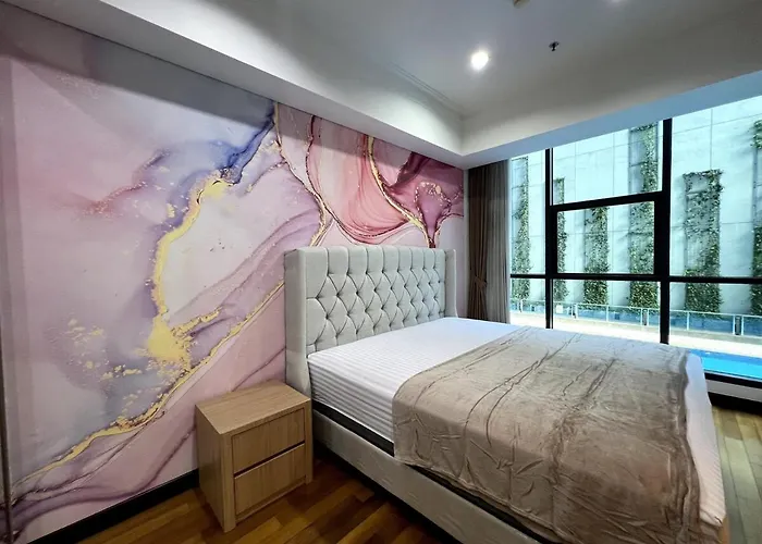 2 Bed Casa Grande Mall Kota Kasablanka, View Swimming Pool By Travelibu
